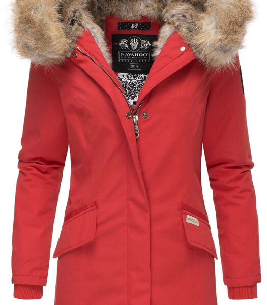 Navahoo ladies Winter jacket Cristal Red: XXL