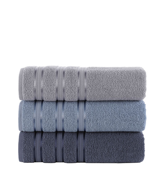 Lot de 3 draps de bain 70x140cm  500gr/m2