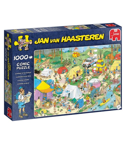 puzzel Jan van Haasteren Kamperen in het Bos - 1000 stukjes
