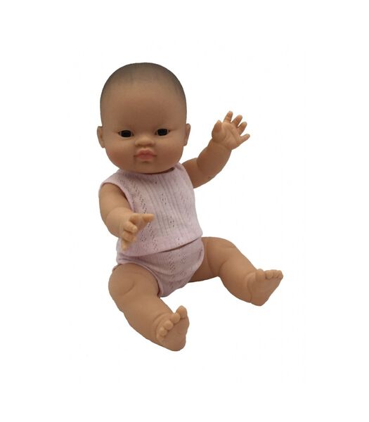 Babypop Gordi Meisje Amandelogen Pyjama - 34 cm