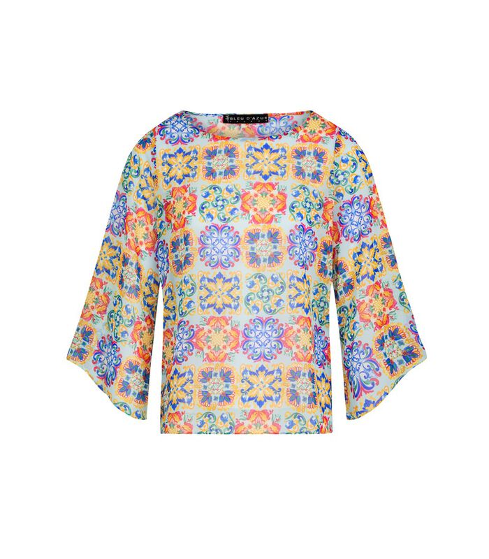 Boheemse blouse met Italiaanse motieven FLORENCE image number 0