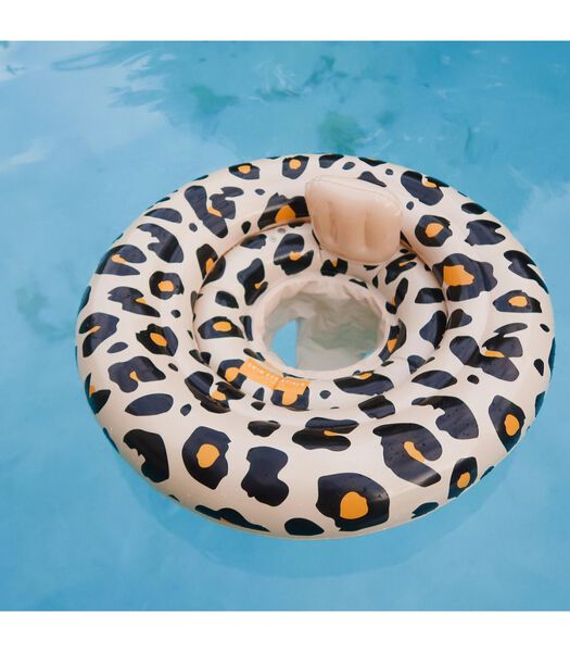 Siège Piscine pour bébé Beige Léopard - 0-1 an