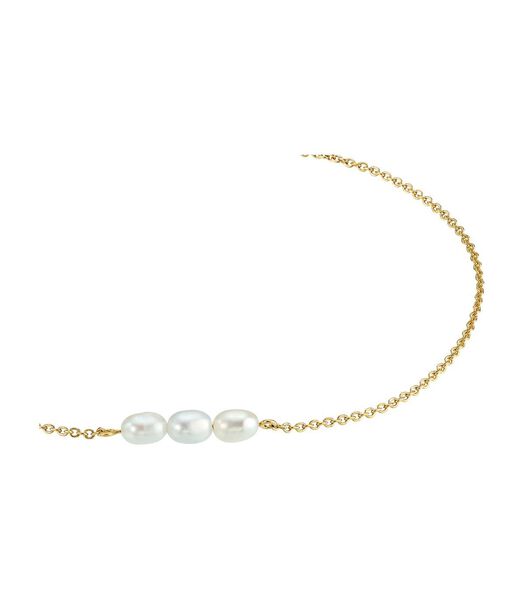 Bracelet pour dames, argent sterling 925, perle de culture d'eau douce