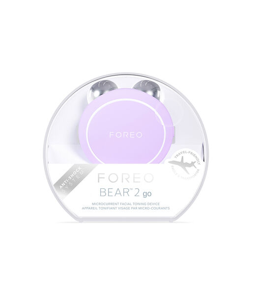 BEAR 2 go Lavender | Compact microcurrent apparaat met 6 intensiteiten en 2 microcurrent patronen