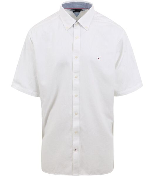 Tommy Hilfiger Chemise Big And Tall Manches Courtes Blanc