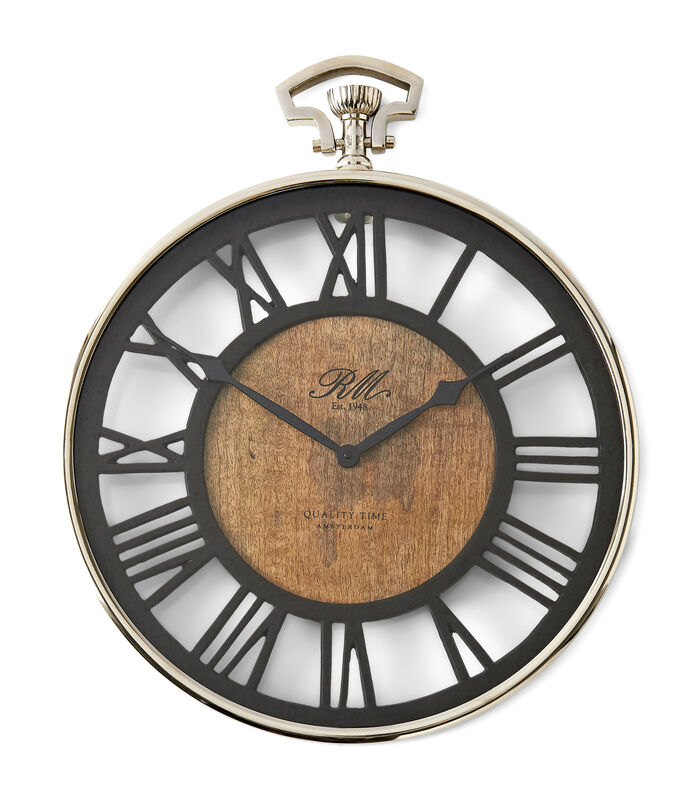 venijn Bijna dood mogelijkheid Shop Rivièra Maison Klokken - Quality Time Clock - Bruin - 1 Stuks op  inno.be voor 199.00 EUR. EAN: 8718056635344