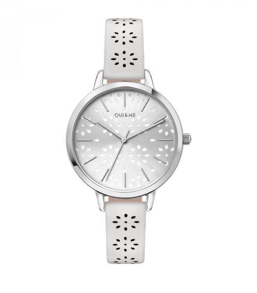 Montre analogique en acier, cuir AMOURETTE