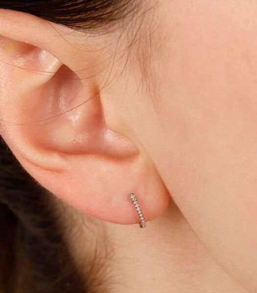 "Perfect Créoles" oorbellen in roségoud en diamant