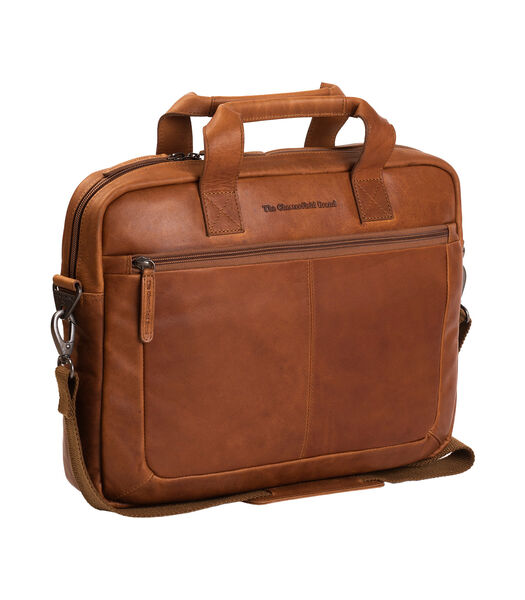 The Chesterfield Brand Calvi Laptop Bag 15.6'' cognac