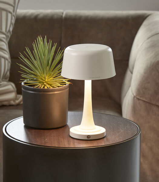 Lampe de table rechargeable avec abat-jour, Lampe de bureau - Bellagio