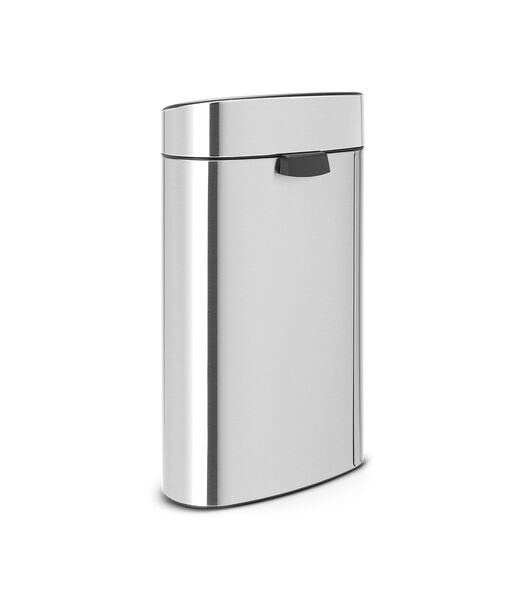 Touch Bin New, 40L Matt Steel Fingerprint Proof