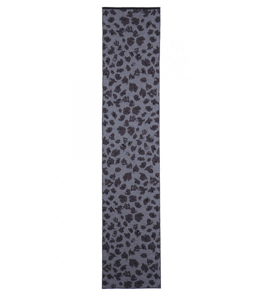 Echarpe en 100% laine motif néo camouflage