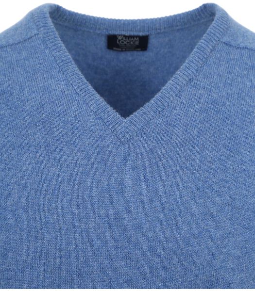 Pullover Lamswol V Clyde Blue