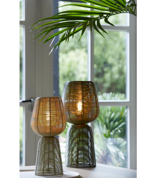 Lampe de Table Aboso - Vert - Ø18cm