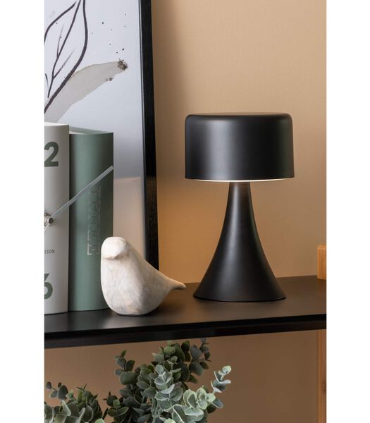 Lampe de Table Nora Led - Noir - 12.5x12.5x21cm