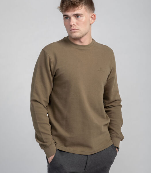 Ottoman sweatshirt-Dark Beige