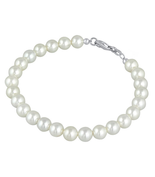 Bracelet Femmes Classique Avec Perles De Coquillage En Argent Sterling 925