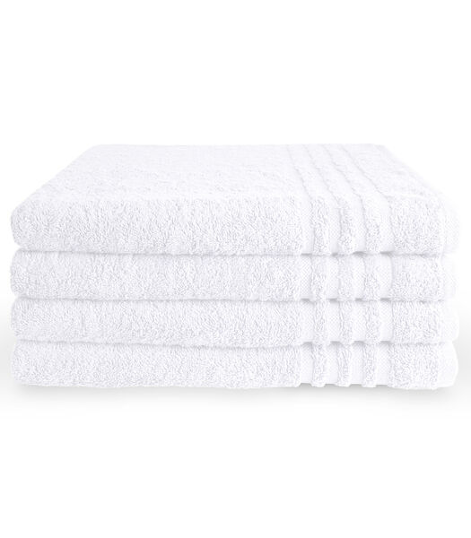 Handdoek 70 x 140 Wit - 6 stuks