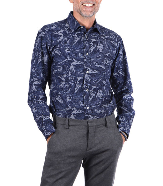 Chemise Denim Dragons