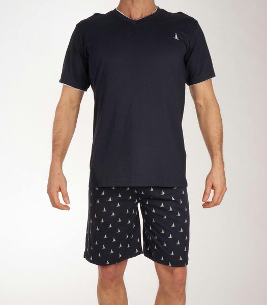 Pyjama Pantalon Court Sailboat Shortama