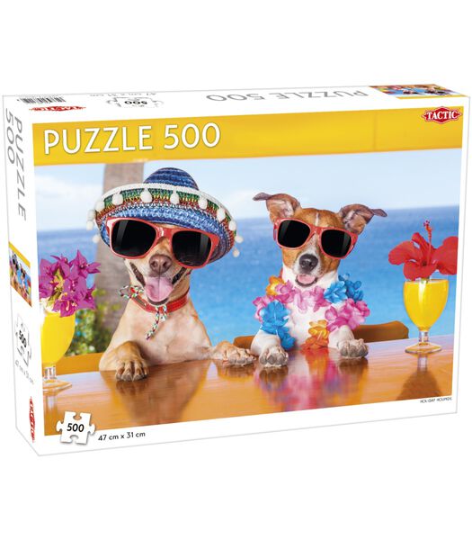 Puzzle Holiday Hounds 500 pièces