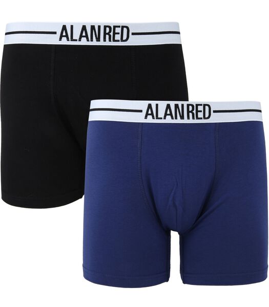 Alan Red Lot de 2 Boxer-shorts Bleu Foncé