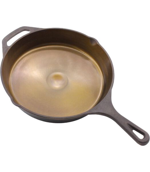 ® Skillet en fonte polie - poêle à frire - sans PFAS - convient à toutes les sources de chaleur, y compris le barbecue et l'induction