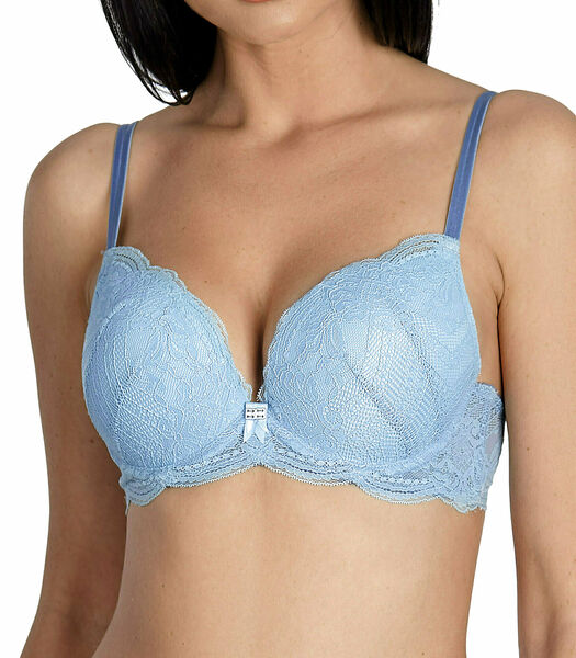 Soutien-gorge push-up Forget-Me-Not bleu ciel