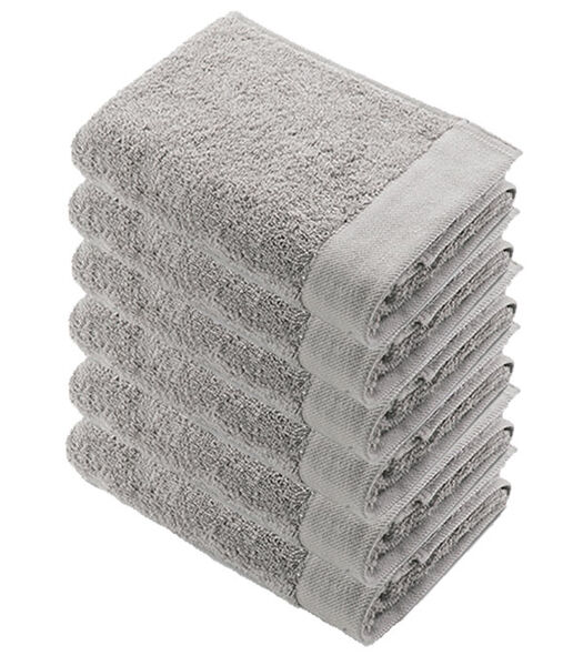 6x Remade Cotton Handdoeken 70x140 cm Zand