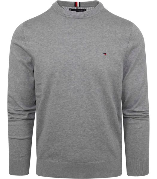 Tommy Hilfiger Pull Col Rond Gris