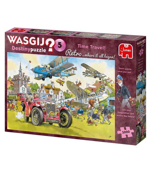 Puzzle jumbo Wasgij Retro Destiny 5 - Voyage dans le temps - 1000 pièces