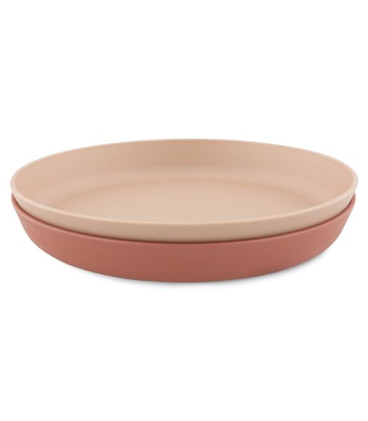 PLA assiette 2-pack - Rose