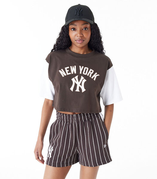 T-shirt crop femme New York Yankees MLB