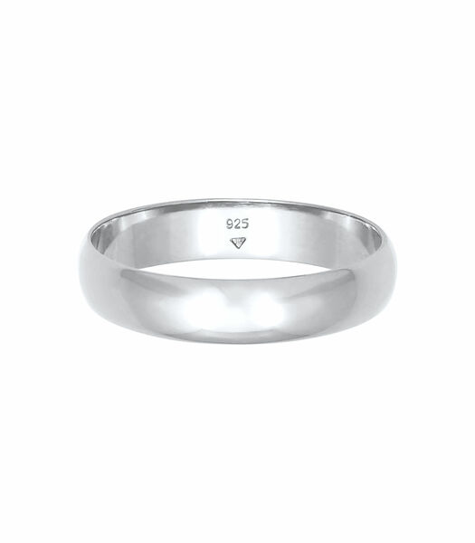 Bague Femmes Bande Simple Classique En Argent Sterling 925