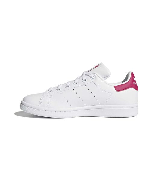 Adidas Originele Stan Smith J Ftwwht/Ftwwht/Bopink Sneakers