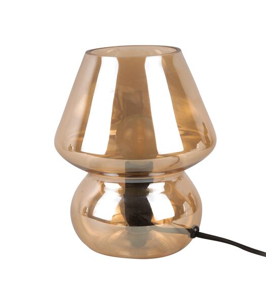 Lampe de table Glass Vintage - Marron - Ø16cm