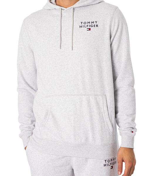 Lounge Hoodie Met Logo Op De Borst