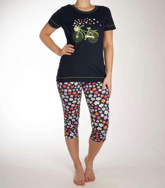 Pyjama Lange Broek Flower Ride Pyjama Capri Pants