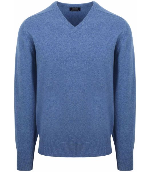Pullover Lamswol V Clyde Blue