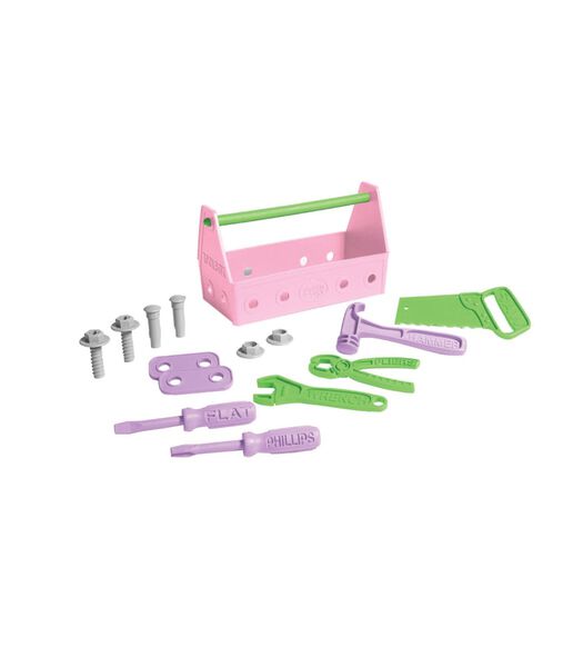 Boîte à outils rose