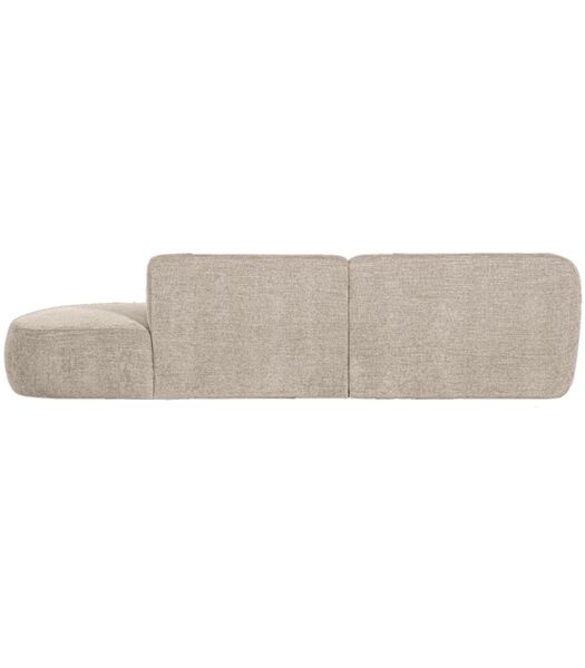 Polly Chaise Longue - Polyester - Zand - 71x258x150/105