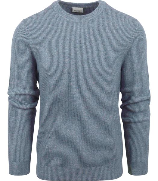 Profuomo Pull Laine Bleu Clair