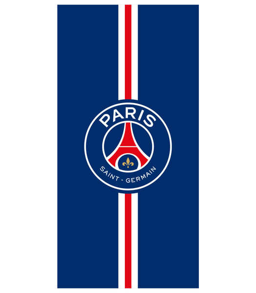 Drap de plage imprimé 100% coton, Paris Saint Germain HECHTER