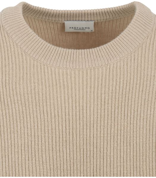 Profuomo Pull Laine Beige