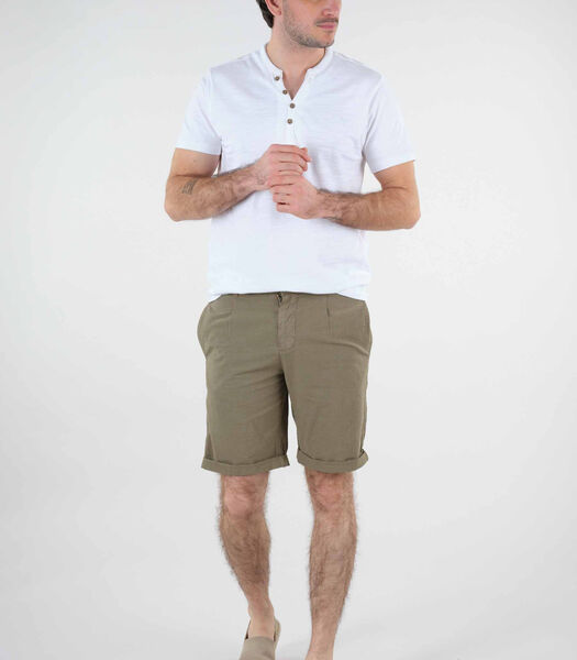 MIRZA - Short uni en coton