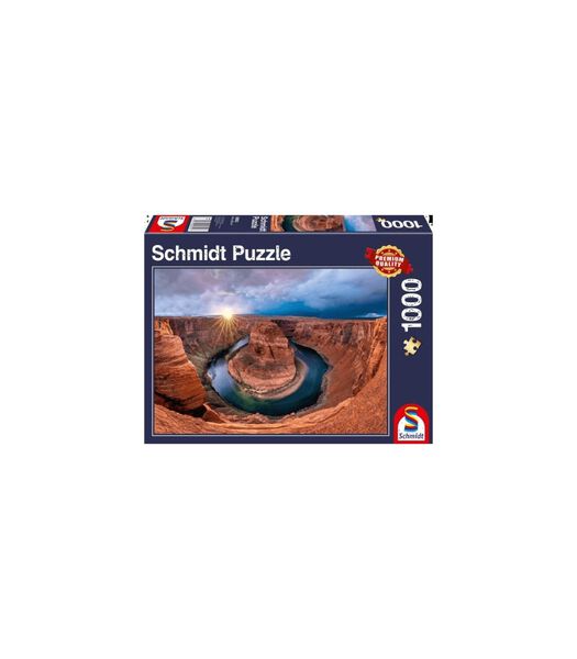 puzzel Glen Canyon, Horseshoe Bend on the Colorado River - 1000 stukjes - 12+