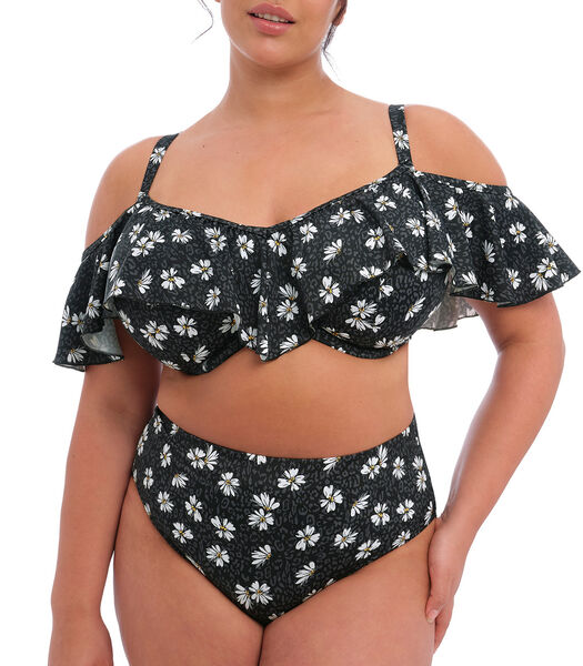 Haut de maillot de bain volanté grande taille Plain Sailing