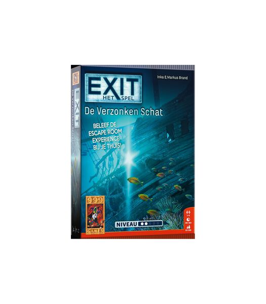 999 Games EXIT - De Verzonken Schat - Breinbreker - 10+