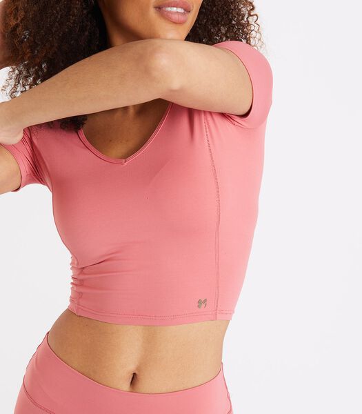 Mantra Wellness roze sport t-shirt voor dames