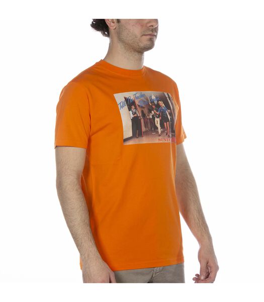 T-Shirt Sundek Printed Arancio